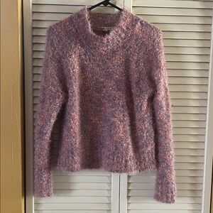 Women's Pink Fuzzy Sweater